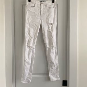 White Rip Jeans